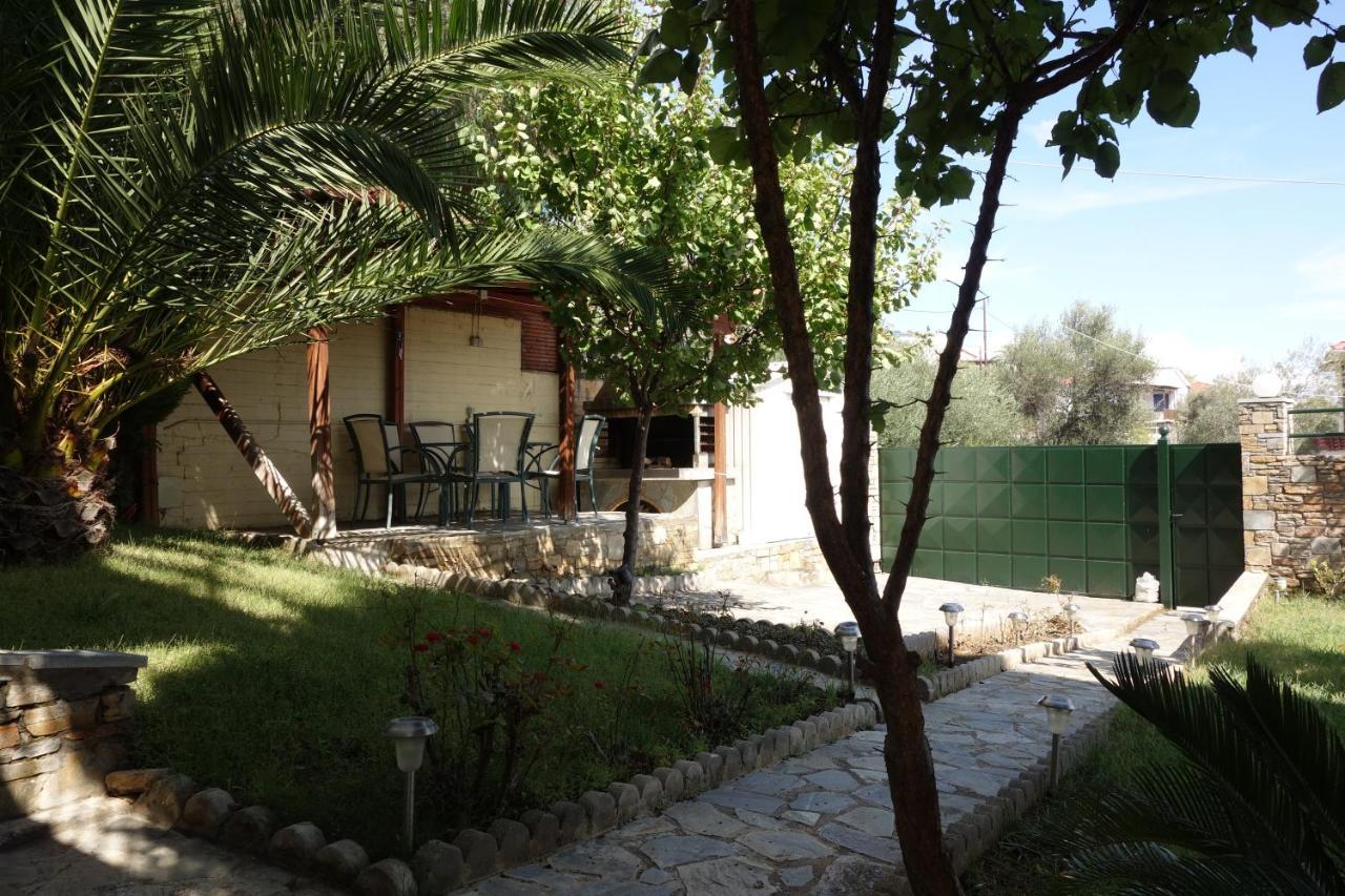 Beach Front House With View Marathos  Ngoại thất bức ảnh