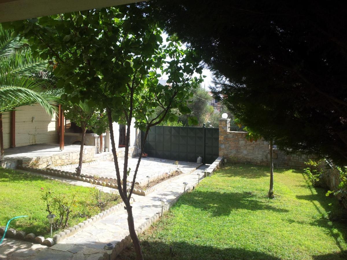 Beach Front House With View Marathos  Ngoại thất bức ảnh